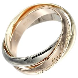 Anello Cartier Trinity in oro 18K rosa bianco e giallo D'oro