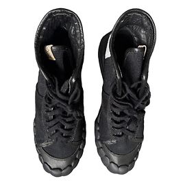 Baskets Visvim VS Lanier Hi Vibram Noir Noir