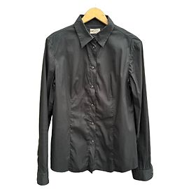 Prada Schwarzes Baumwollhemd Slim Fit Schwarz