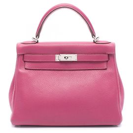 Hermès Bolsa Hermes Kelly 28 Tosca Roxo