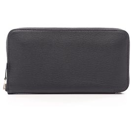 Hermès Hermes Azap Long Classic Round Wallet Black
