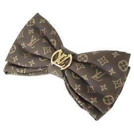 Clip per capelli Louis Vuitton Monogram Marrone