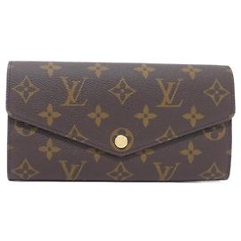 Cartera Sarah Monogram Louis Vuitton Castaño Rosa