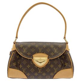 Bolsa de Ombro Louis Vuitton Monogram Beverly MM Marrom