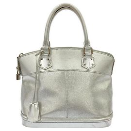 Bolsa Louis Vuitton Suhali Lockit PM Prata