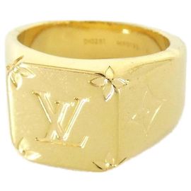 Anello sigillo Louis Vuitton in oro D'oro