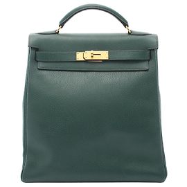 Hermès Mochila/Bolsa Hermes Kelly Ad GM Verde
