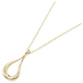 Collar Tiffany & Co. Open Teardrop Dorado