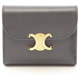 Céline Cartera tríptico Triomphe de Celine en Gris Castaño