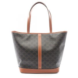 Céline Sac Cabas Celine Medium Triomphe Marron Noir