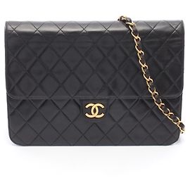 Borsa a Spalla Chanel Matelassé Push-Lock Nero