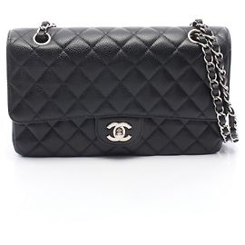 Borsa a tracolla Chanel Matelassé Double Flap Nero