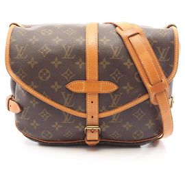 Bolsa de Ombro Louis Vuitton Saumur 30 Marrom