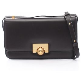 Bolsa de ombro em couro clássico Bottega Veneta Marrom