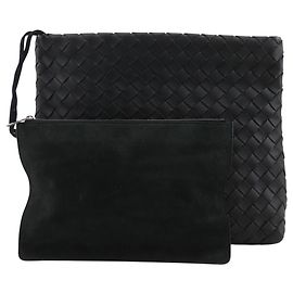Pochette Bottega Veneta Classic Hydrology Noir