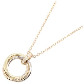 Collier Trinity Cartier Argenté Doré Autre