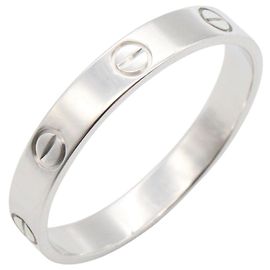 Cartier Mini Love Ring aus 18K Weißgold Silber