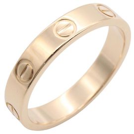 Bague Mini Love de Cartier en or rose 18K Doré