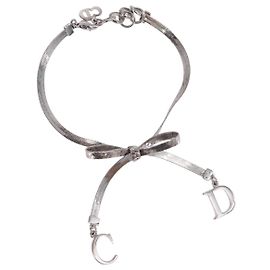 Bracelet Christian Dior Métal Argent Authentique BA13644 Argenté