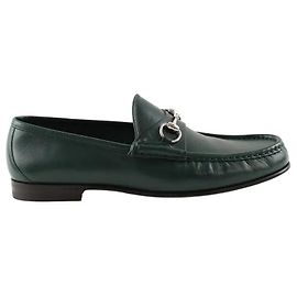 Gucci Grüne Loafer Grün