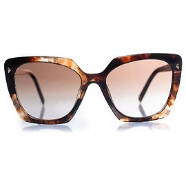 Prada, lunettes de soleil oversize marron Marron