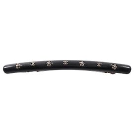 Ferretto Accessorio Chanel Coco Mark Camellia Nero Argento
