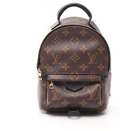Louis Vuitton Palm Springs Mini Monogram Backpack Brown Black Monogram