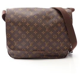 Borsa a Spalla Louis Vuitton Messenger Bobour MM Monogram Marrone Monogramma