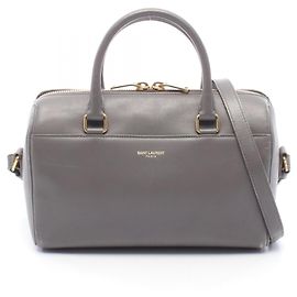 Bolsa Baby Duffle Yves Saint Laurent Paris Marrom