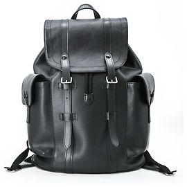 Mochila Louis Vuitton Epi Christopher MM Preto