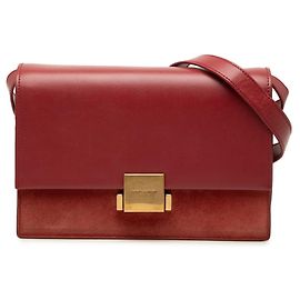 Bolsa de Alça Transversal Belchasse Saint Laurent Vermelho