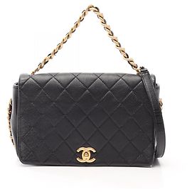 Borsa 2-Way Matelassé Chanel Nero