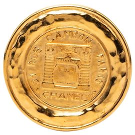 Chanel 31 RUE CAMBON Vintage Gold Brosche Golden