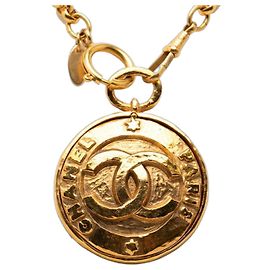 Collana Specchio Chanel Vintage Coco Mark D'oro