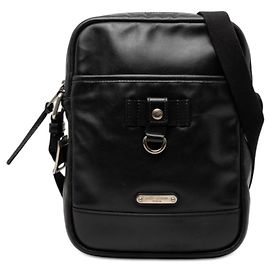 Saint Laurent Black Leather Shoulder Bag Black