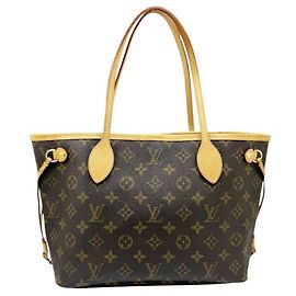 Sac cabas Louis Vuitton Monogram Neverfull PM Marron