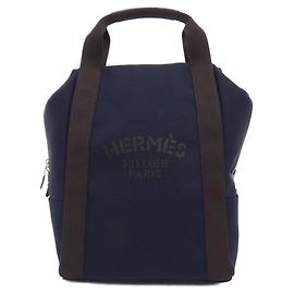 Hermès Hermes Groom 800642EK Backpack Red Blue Navy blue
