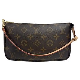 Louis Vuitton Monogram Pochette Accessoires Marrone