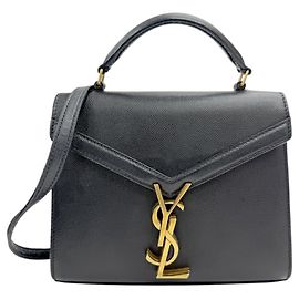 Saint Laurent Cassandra Mini Black Shoulder Handbag Black