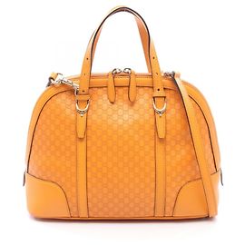 Gucci Nice Microguccissima 2-Way Handbag Orange