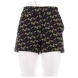 Shorts M Missoni roxo e verde de algodão Roxo