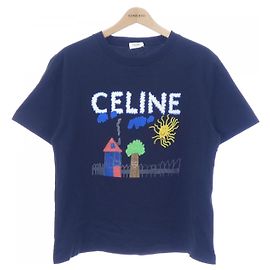 Céline Camiseta de algodón CELINE Negro