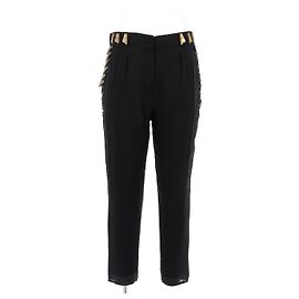 Givenchy Pantalone nero con ornamenti dorati Nero