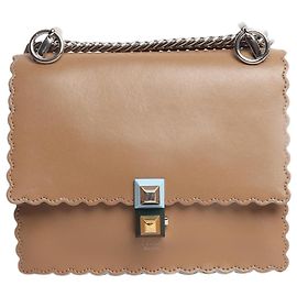Fendi Bolsa de couro Kan I marrom Marrom