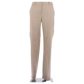 Dior Calça bege com bainhas Bege