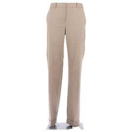 Dior Pantalone beige con orli Beige