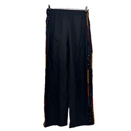 Sea New York Pantalone nero con ricami Nero