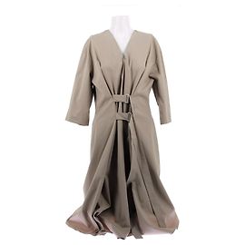 Vestido Loewe de algodão bege Bege