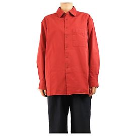 Autre Marque Camicia in cotone rossa - taglia S Rosso