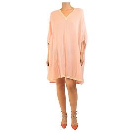 Autre Marque Kurzer Kaftan in Rosa - Einheitsgröße Pink